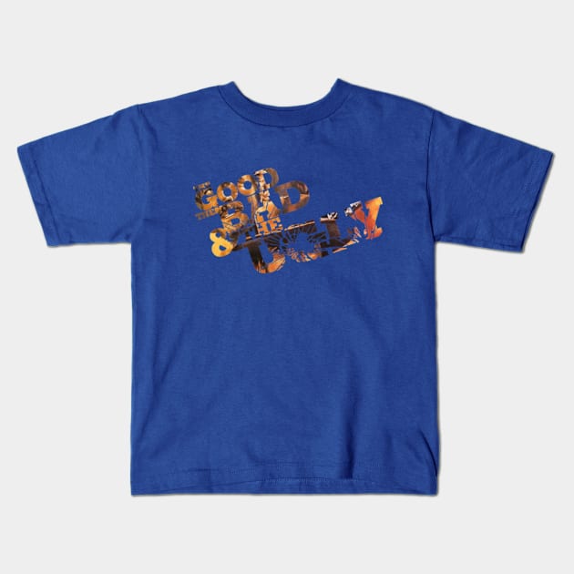 The Good The Bad and The Ugly Kids T-Shirt by cInox